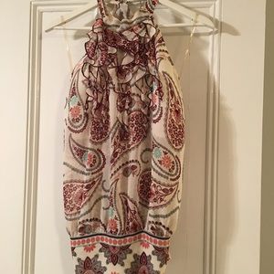 Paisley halter top